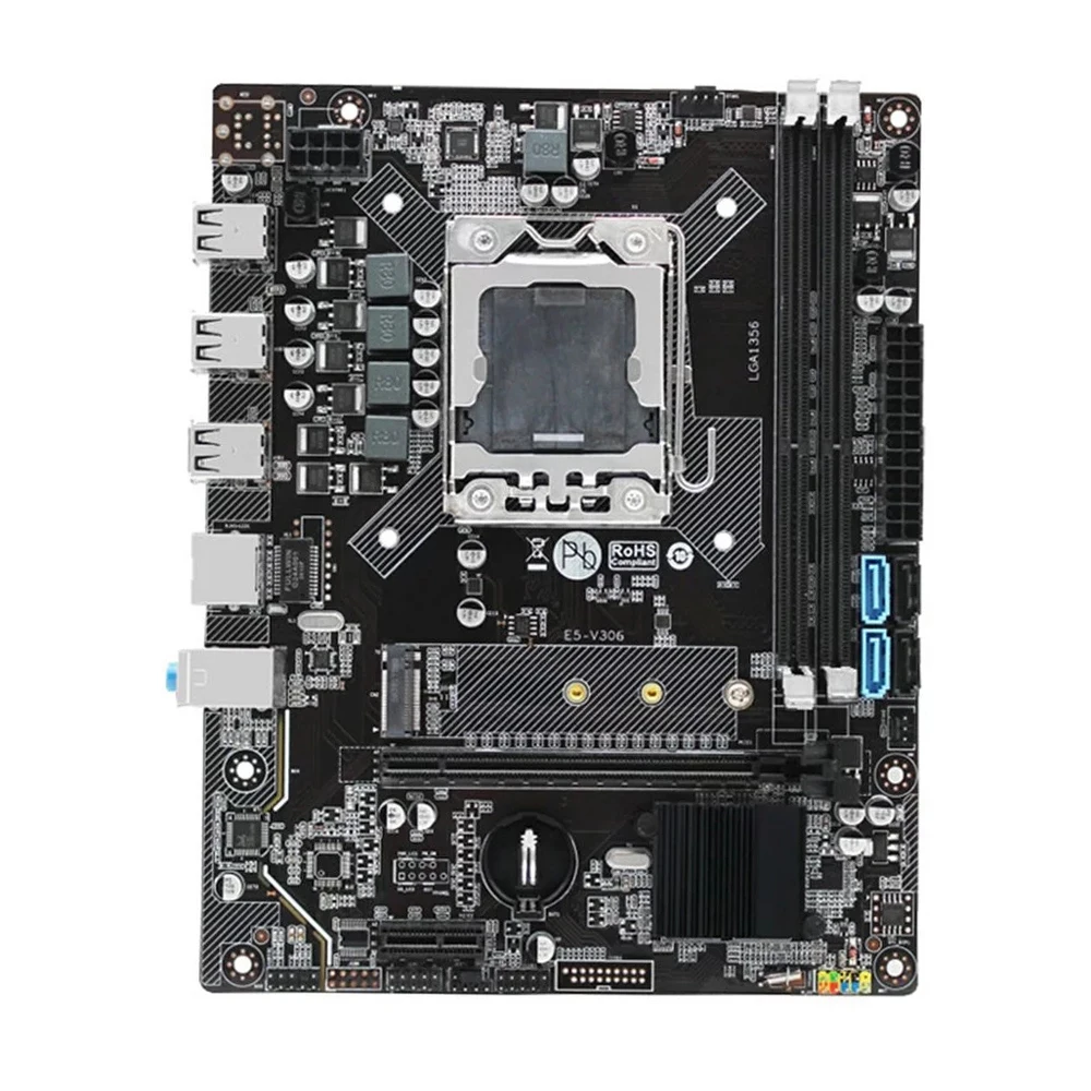 X79-E5 V303 LGA 1356 Pin Motherboard Desktop PC Motherboard 6 USB LGA 1356 DDR3 PCI Express 16X M-ATX Mainboard for E5 2420/2430
X79-E5 V303 LGA 1356 Pin Motherboard Desktop PC Motherboard 6 USB LGA 1356 DDR3 PCI Express 16X M-ATX Mainboard for E5 2420/2430