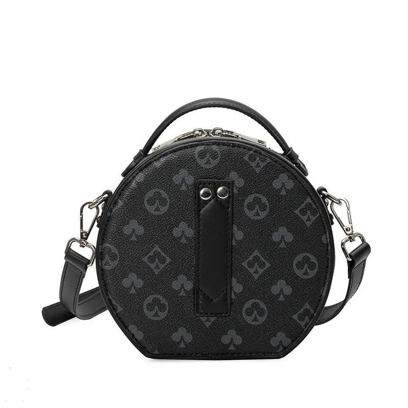 European and American Leisure Women Shoulder Bag High capacity Pu Messenger Bag Printed Round Design Luxury Women's Bag
European and American Leisure Women Shoulder Bag High capacity Pu Messenger Bag Printed Round Design Luxury Women's Bag