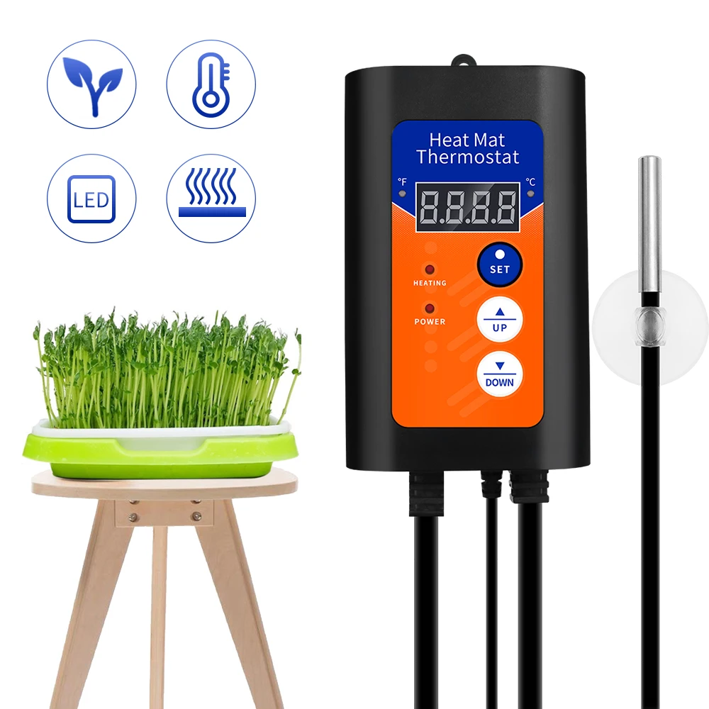 Цифровой тепла с ростверком Температура контроллер 1000W 230V для гидропоники растения прорастания рептилий домашних животных
Цифровой тепла с ростверком Температура контроллер 1000W 230V для гидропоники растения прорастания рептилий домашних животных