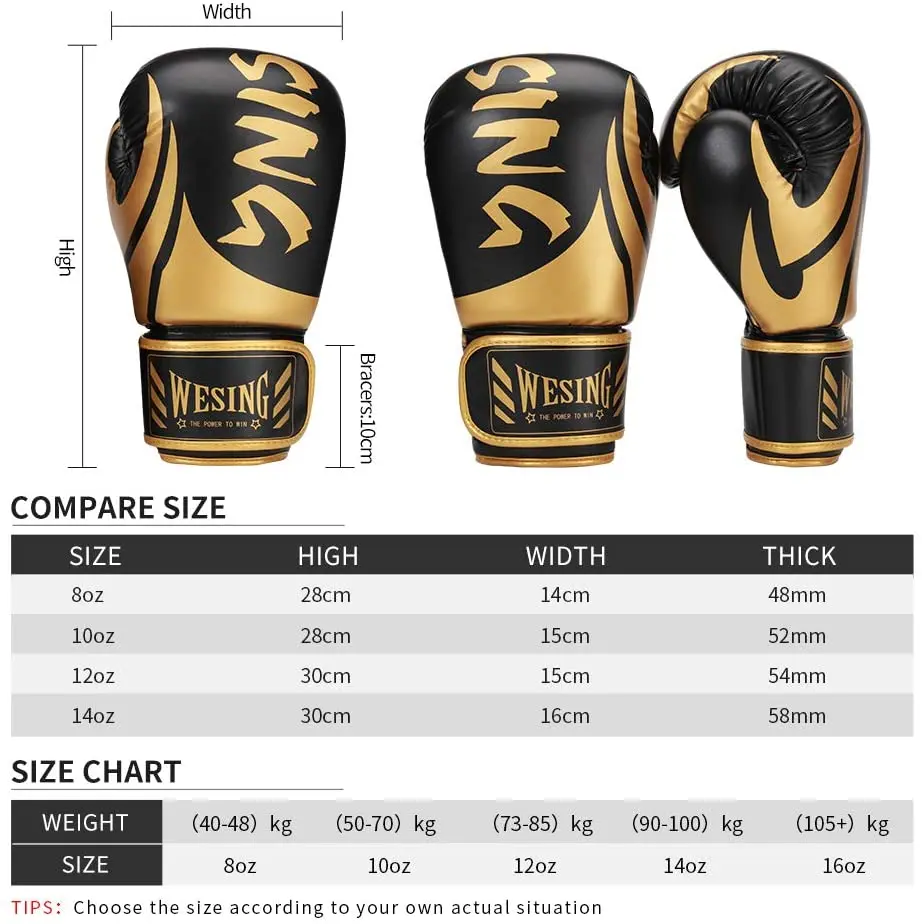 WESING Boxing Gloves for Men 14 Oz MMA Training Sparring Gloves 16 Oz Punch Mitts
WESING Boxing Gloves for Men 14 Oz MMA Training Sparring Gloves 16 Oz Punch Mitts