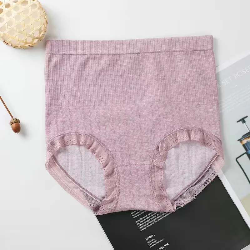 High Waist Cotton Hip Lift Ladies Briefs Abdomen Lace Sexy Safety Panties Base Comfortable Breathable Underpants Body Shaping
High Waist Cotton Hip Lift Ladies Briefs Abdomen Lace Sexy Safety Panties Base Comfortable Breathable Underpants Body Shaping