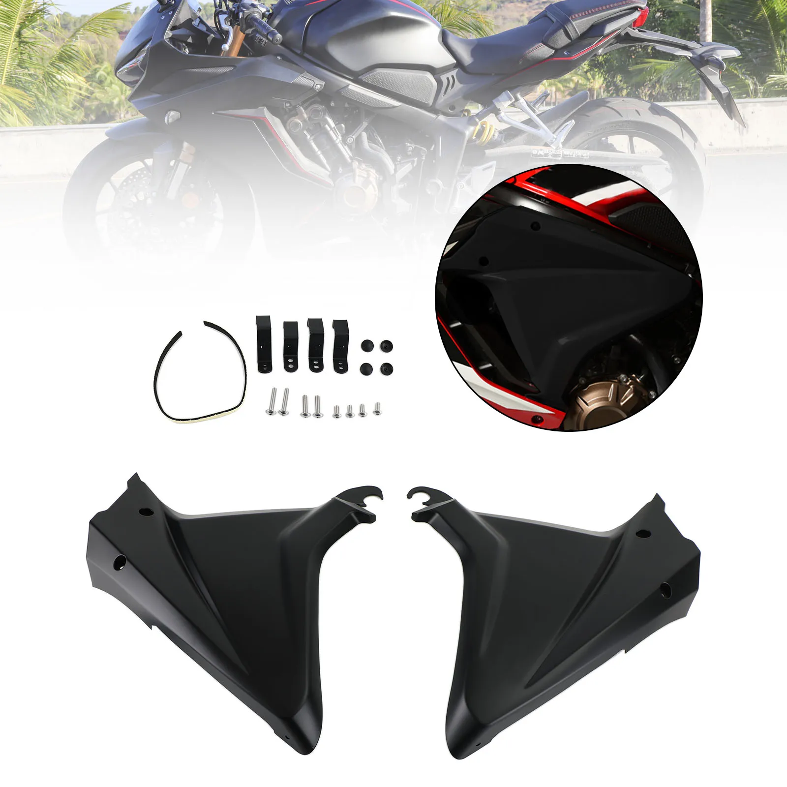 Artudatech Side Frame Cover Panels Trim Fairings Cowls For Honda CBR650R 2019-2021 Motorcycle Accessories
Artudatech Side Frame Cover Panels Trim Fairings Cowls For Honda CBR650R 2019-2021 Motorcycle Accessories