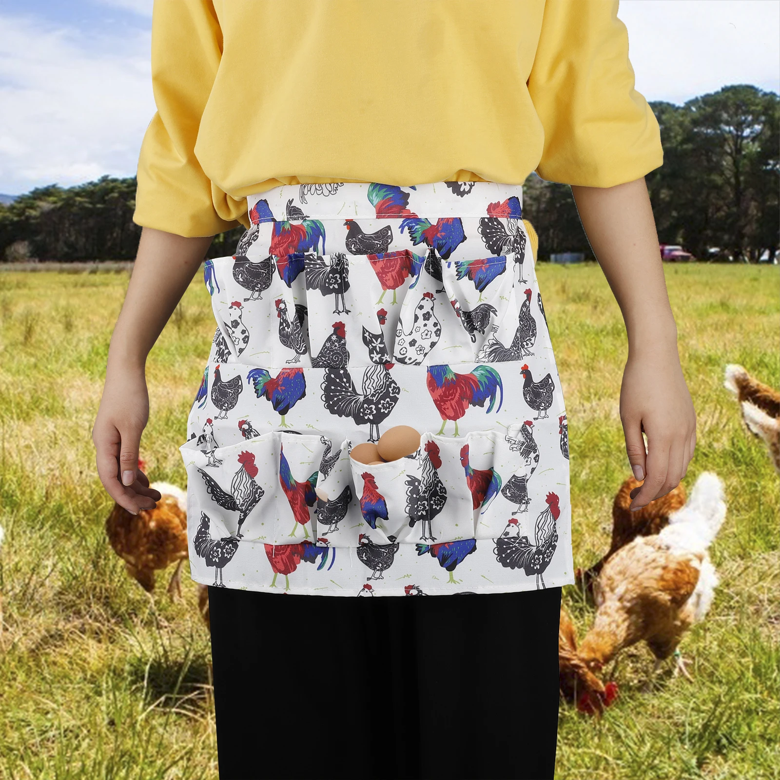 Eggs Collecting Holding Pockets Holds Multi-pocket Apron Gathering Chicken Farmhouse Farm Home Kitchen Waterproof Aprons
Eggs Collecting Holding Pockets Holds Multi-pocket Apron Gathering Chicken Farmhouse Farm Home Kitchen Waterproof Aprons