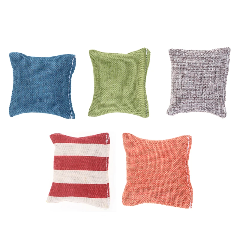 Cute Stripe Pillow Cushions For Sofa Couch Bed For For Doll House 1/12 Dollhouse Miniature Furniture Toys
Cute Stripe Pillow Cushions For Sofa Couch Bed For For Doll House 1/12 Dollhouse Miniature Furniture Toys