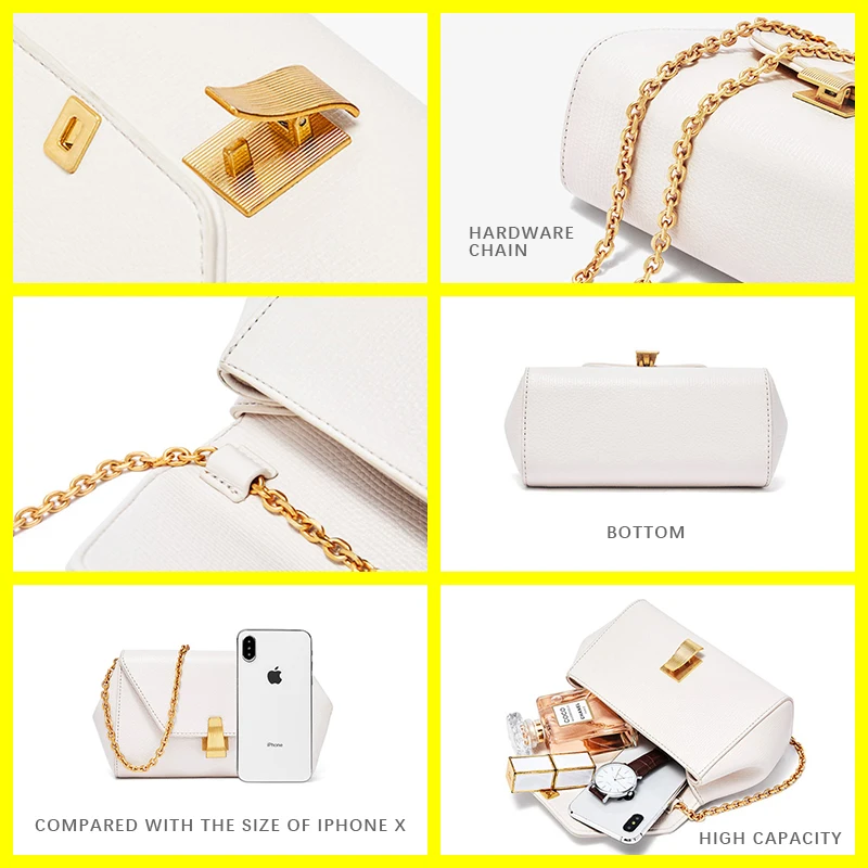 Fashion Women's Handbags Casual Sling Chain Baguette Shoulder Crossbody Travel PU Bag
Fashion Women's Handbags Casual Sling Chain Baguette Shoulder Crossbody Travel PU Bag