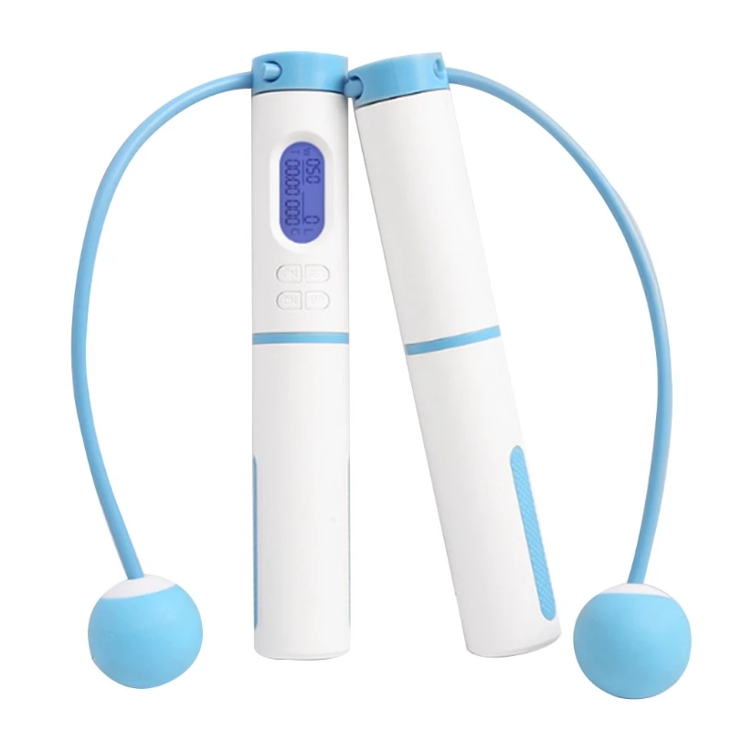 Cordless Steel Wire Skipping Rope with Count Display Professional Protable Fitness Weight-bearing Exercise Ropeless Jump H053
Cordless Steel Wire Skipping Rope with Count Display Professional Protable Fitness Weight-bearing Exercise Ropeless Jump H053