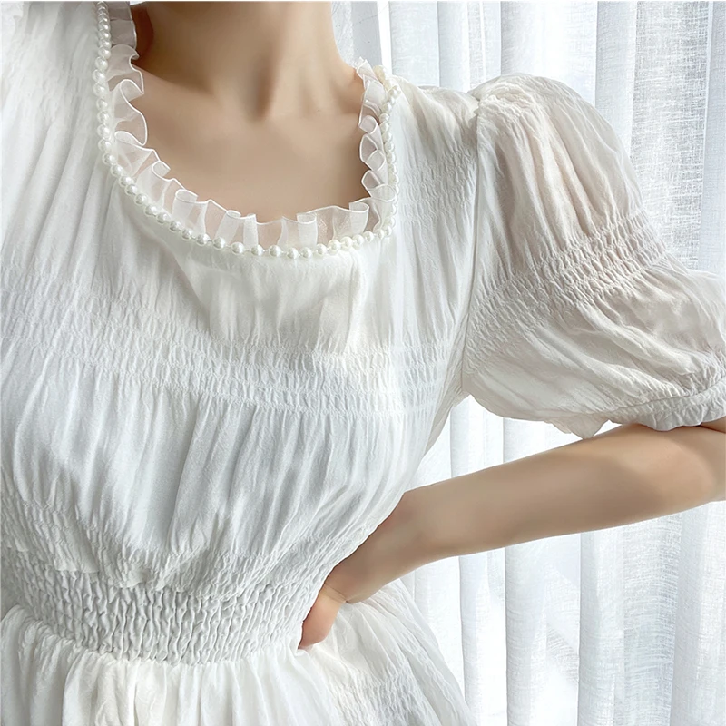 Sister Fara High Waist Loose Dresses for Women Square Collar Short Sleeve Solid Casual Mid Dresses Summer Women's Dress 2021
Sister Fara High Waist Loose Dresses for Women Square Collar Short Sleeve Solid Casual Mid Dresses Summer Women's Dress 2021