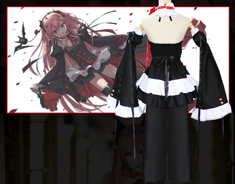 Anime Costume Cosplay Seraph of the End: Vampire Reign (Owari no Seraph) Krul Tepes Cosplay 10/11 Pcs Per Set Vampire Uniform
Anime Costume Cosplay Seraph of the End: Vampire Reign (Owari no Seraph) Krul Tepes Cosplay 10/11 Pcs Per Set Vampire Uniform