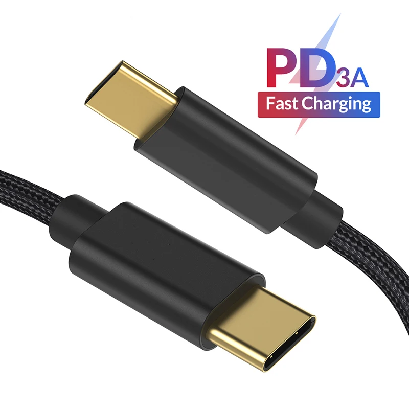 60 Вт 3A USB типа C и зарядный кабель для Samsung Galaxy S10 S9 S8 Plus Note 8 9 Redmi 7 Pro USB-C PD QC3.0 Быстрый |