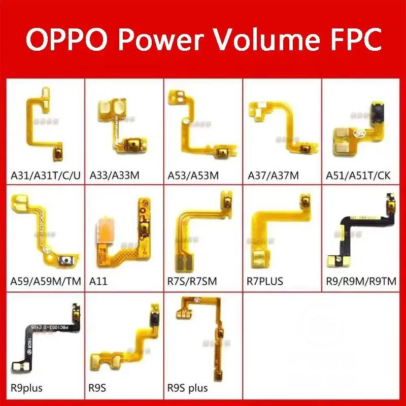Гибкий кабель питания OPPO A31 A33 A53 A37 A51 A59 A11 R7S R7plus R9 r9splus бесшумный переключатель