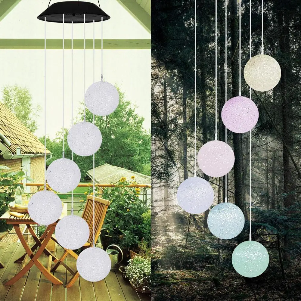 6 LED Solar Light Wind Chimes Lamp Home Garden Hanging Lamp Decor Outdoor Indoor Party Yard Path Christmas Decoration
6 LED Solar Light Wind Chimes Lamp Home Garden Hanging Lamp Decor Outdoor Indoor Party Yard Path Christmas Decoration