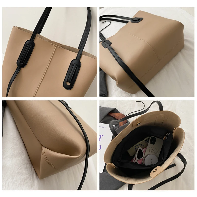 Casual Large Capacity Tote Bags for Women Shoulder Bag 2020 Fashion Solid Color Women Handbags Luxury Designer Pu Leather Purse
Casual Large Capacity Tote Bags for Women Shoulder Bag 2020 Fashion Solid Color Women Handbags Luxury Designer Pu Leather Purse