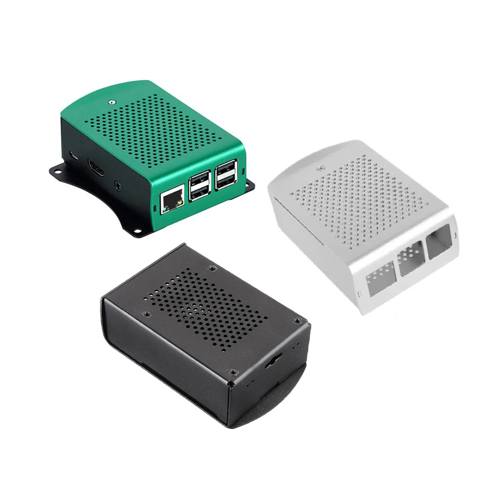 Aluminum Case Metal Shell Enclosure Housing with Hanging Holes +Cooling Fan for Raspberry Pi 3 Model B B+ Computer Accessories
Aluminum Case Metal Shell Enclosure Housing with Hanging Holes +Cooling Fan for Raspberry Pi 3 Model B B+ Computer Accessories