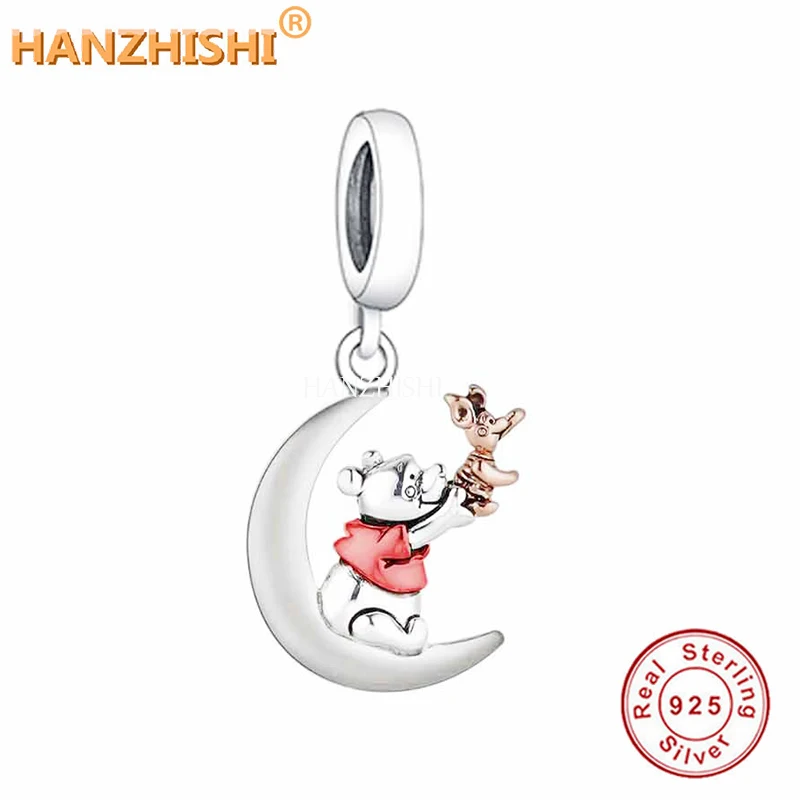 Cute Animal Pig Moon Dangle Charms Beads Fit Original Pandora Bracelet Necklace 925 Sterling Silver Jewelry Gift for Girlfriend
Cute Animal Pig Moon Dangle Charms Beads Fit Original Pandora Bracelet Necklace 925 Sterling Silver Jewelry Gift for Girlfriend