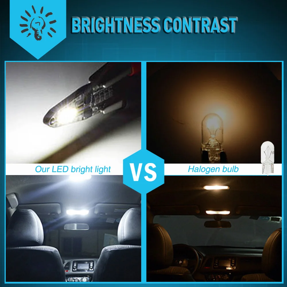 100X T10 W5W LED Canbus Bulb for Mercedes W203 W205 W204 W211 W212 Car Interior Dome Light Trunk Lamp Parking Lights Error Free
100X T10 W5W LED Canbus Bulb for Mercedes W203 W205 W204 W211 W212 Car Interior Dome Light Trunk Lamp Parking Lights Error Free
