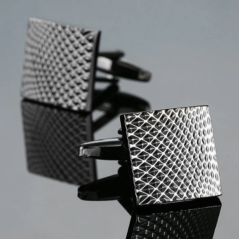 Laser metal black Cufflinks new fashion jewelry fashion shirt metal Cufflinks men's Wedding Suit button pin gift
Laser metal black Cufflinks new fashion jewelry fashion shirt metal Cufflinks men's Wedding Suit button pin gift