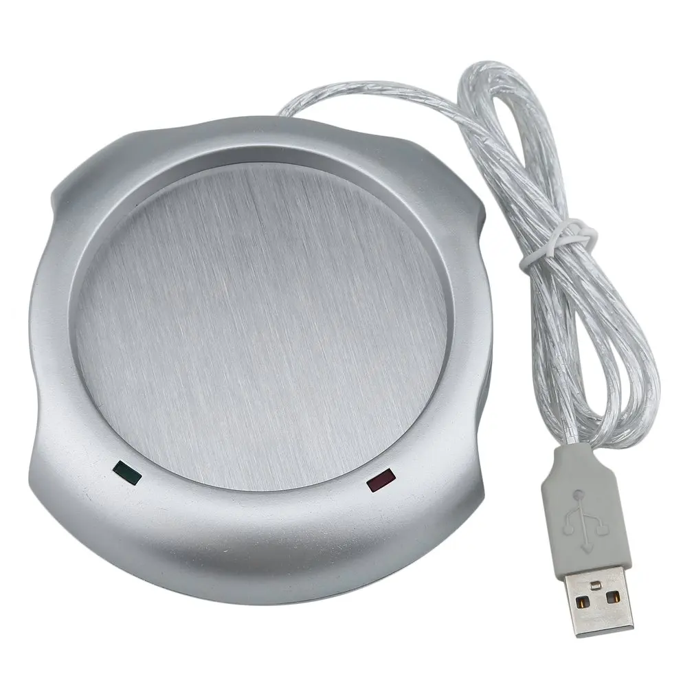 Beverage Cup Silver 4 Port USB Hub Tea Coffee Cup Mug Warmer Liquid Temperature Electric Warmer For PC Heater Pad
Beverage Cup Silver 4 Port USB Hub Tea Coffee Cup Mug Warmer Liquid Temperature Electric Warmer For PC Heater Pad