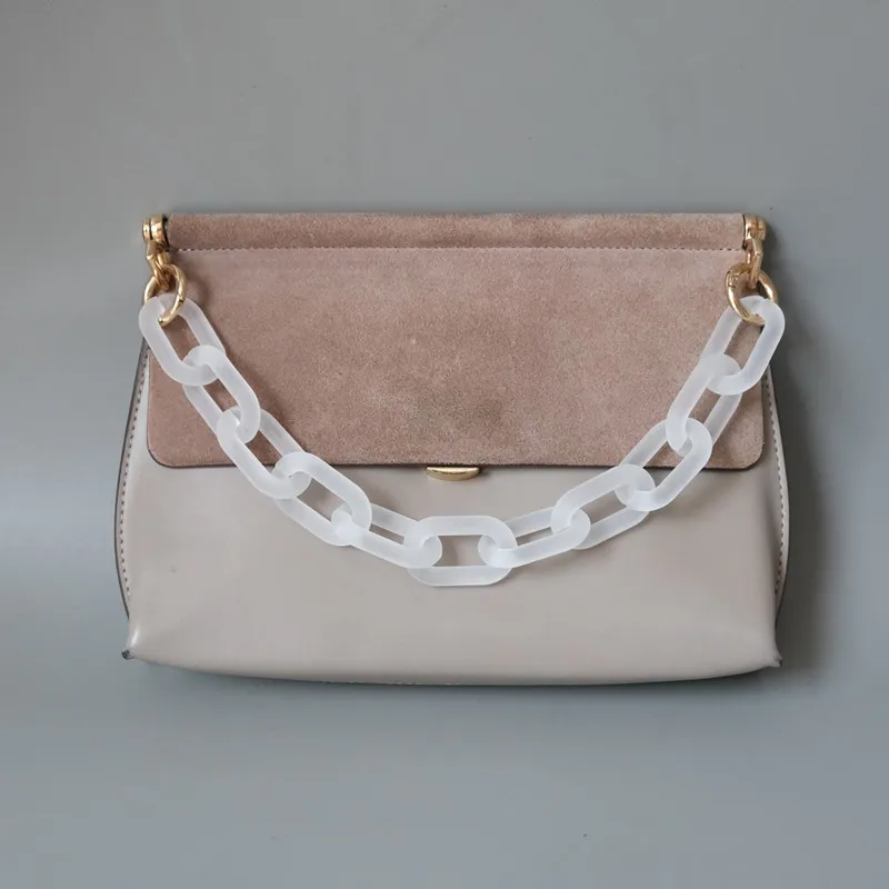 Small Fresh Acrylic Resin Chain For Women Solid Color Hollow Out One-shoulder Chain Fashion Convenient Bag Decoration
Small Fresh Acrylic Resin Chain For Women Solid Color Hollow Out One-shoulder Chain Fashion Convenient Bag Decoration