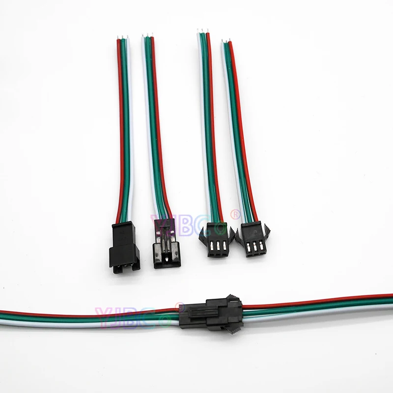 10/50 pairs 10cm 3pin JST connector Female/male 5050 RGB LED Lamp Tape WS2812B,WS2811 WS2812 LED Strip light connector
10/50 pairs 10cm 3pin JST connector Female/male 5050 RGB LED Lamp Tape WS2812B,WS2811 WS2812 LED Strip light connector
