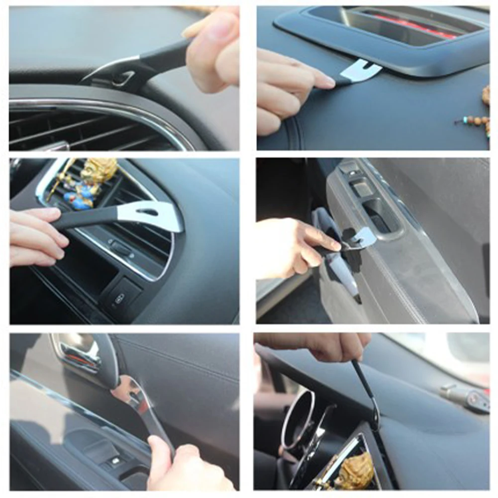Repair Tools Car Radio Removal Stainless Steel Trim Removal Tool Car Trim Puller Two-End Door Panel Terminal Fastener Remover
Repair Tools Car Radio Removal Stainless Steel Trim Removal Tool Car Trim Puller Two-End Door Panel Terminal Fastener Remover