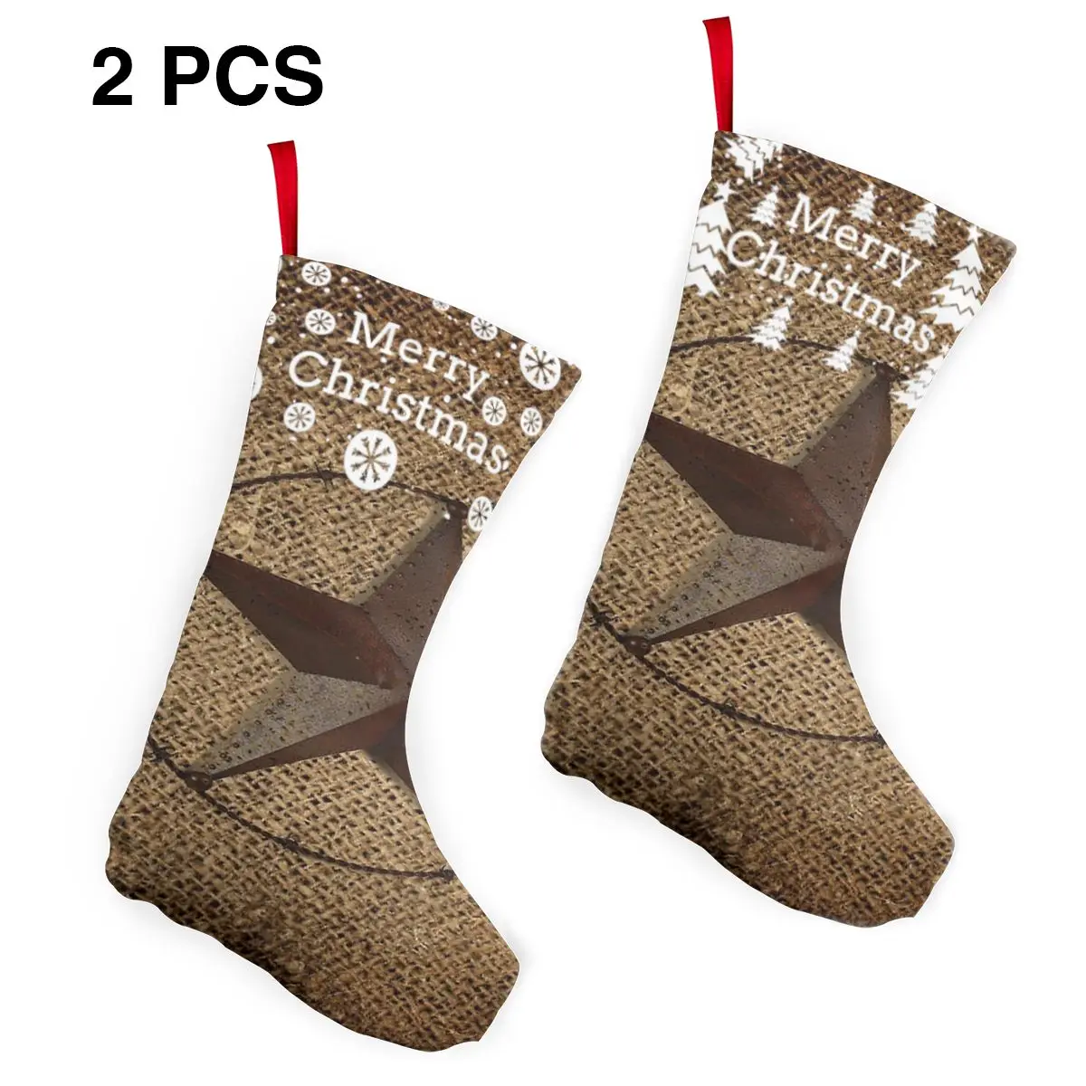 Rustic Western Country Burlap Texas Lonely Star Christmas Stockings Personalized for Child Holding Home Decors Tree Ornament
Rustic Western Country Burlap Texas Lonely Star Christmas Stockings Personalized for Child Holding Home Decors Tree Ornament