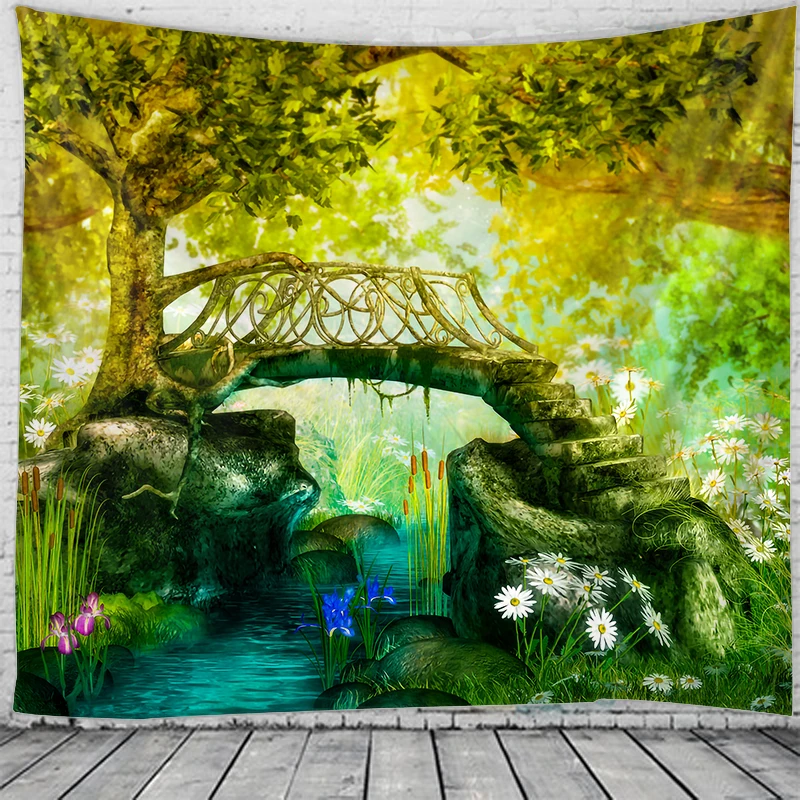Bridge Tapestry Mandala Tapestry Wall Hanging Bohemian Gypsy Psychedelic Tapiz Witchcraft Tapestry 
Bridge Tapestry Mandala Tapestry Wall Hanging Bohemian Gypsy Psychedelic Tapiz Witchcraft Tapestry