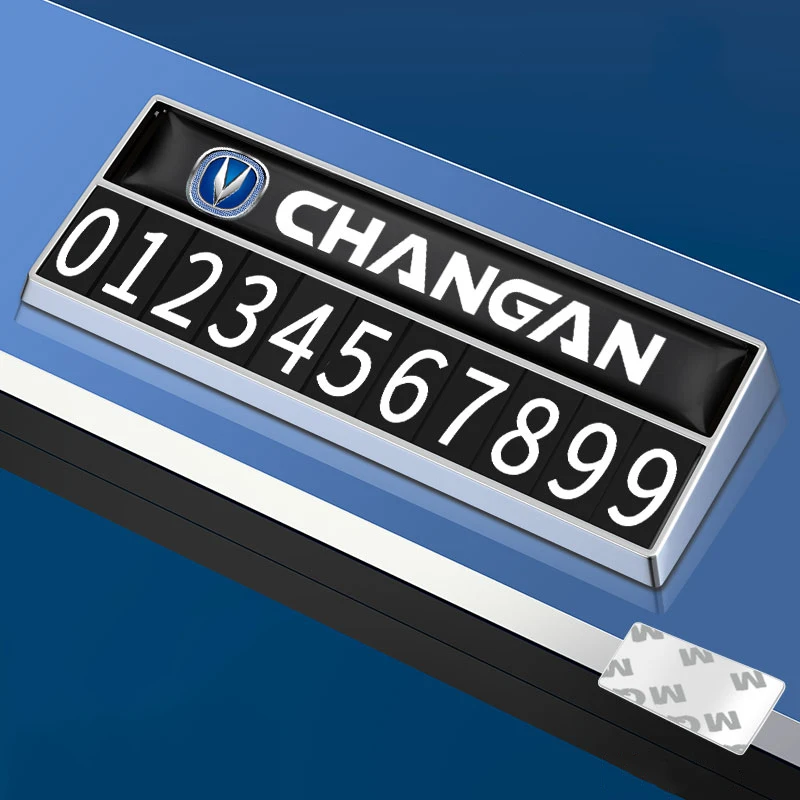 Car Temporary Parking Telephone Number 1PC Zinc Alloy Card Plate For Changan CS95 CS85 CS75 CS55 CS35 CS15 2018 2019 2020 EADO
Car Temporary Parking Telephone Number 1PC Zinc Alloy Card Plate For Changan CS95 CS85 CS75 CS55 CS35 CS15 2018 2019 2020 EADO