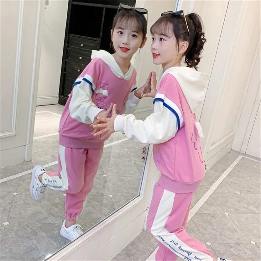 Girls Clothing Sets Spring Autumn Girl Sport Suits Floral Kids Suit Casual Tracksuit For Kids Children Clothing 3-12T
Girls Clothing Sets Spring Autumn Girl Sport Suits Floral Kids Suit Casual Tracksuit For Kids Children Clothing 3-12T
