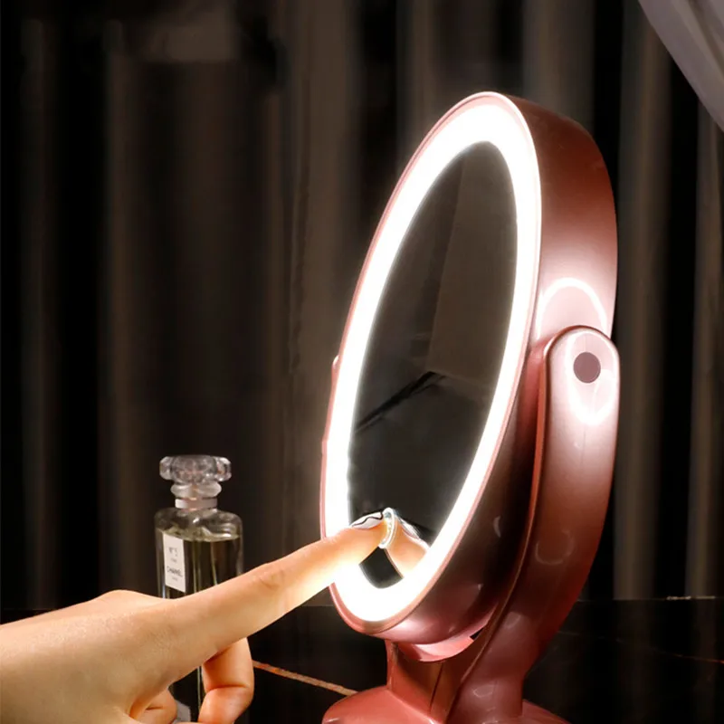 LED HD Makeup Mirrors Light 7X Magnifying Round Mirror USB Vanity Cosmetic Mirror Intelligent Desktop Women Adjust Beauty Mirror 
LED HD Makeup Mirrors Light 7X Magnifying Round Mirror USB Vanity Cosmetic Mirror Intelligent Desktop Women Adjust Beauty Mirror