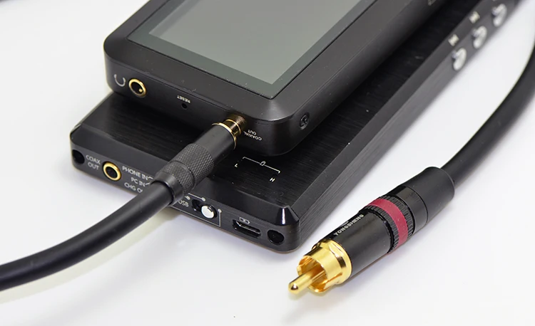 Коаксиальный цифровой аудиокабель HIFI 3 5 мм к RCA SPDIF для Fiio X7 X3K X5K X3 X5 1st 2nd 3rd M9 M11 M15 E17