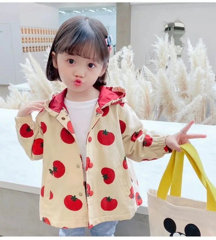 Spring Autumn New Girl Coat Loose Kids Windbreaker Cute Baby Coat Children's Outer Jacket Girls Hooded Coat
Spring Autumn New Girl Coat Loose Kids Windbreaker Cute Baby Coat Children's Outer Jacket Girls Hooded Coat