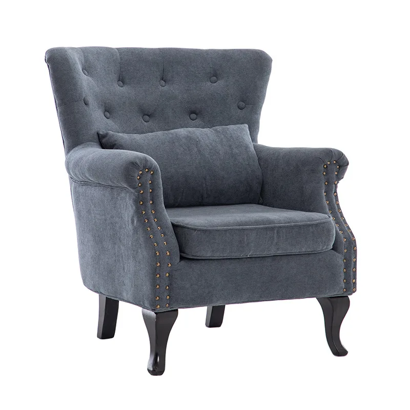 Frame Structure single sofa high-end flannel fabric American casual leather sofa comfortable sitting high back leather sofa chai
Frame Structure single sofa high-end flannel fabric American casual leather sofa comfortable sitting high back leather sofa chai