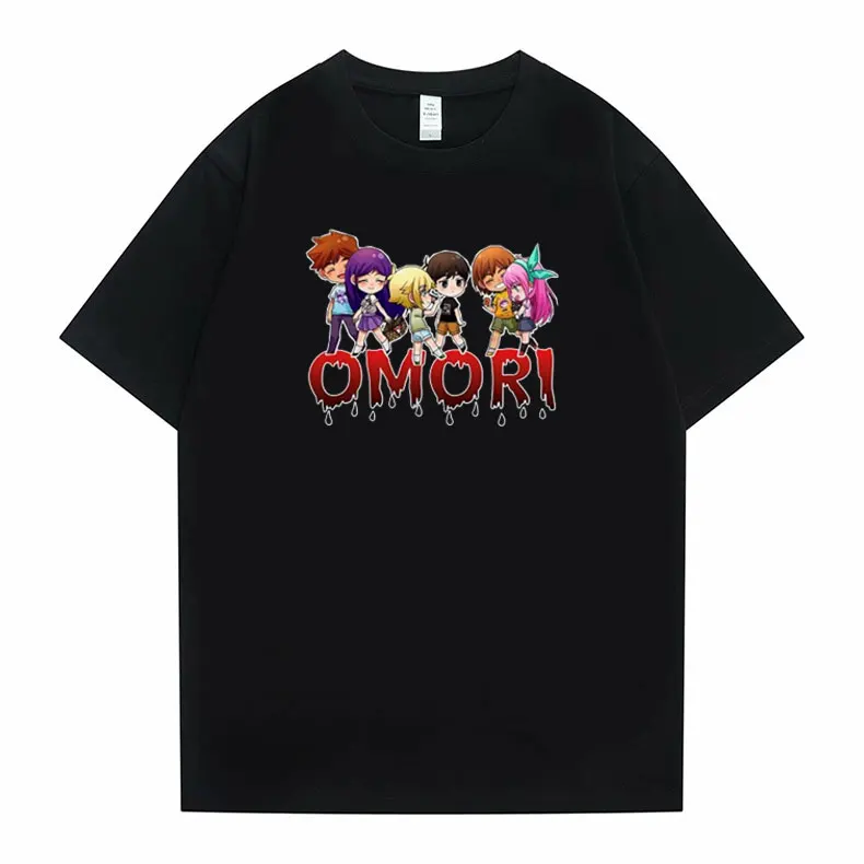 Summer Women Men Short Sleeve T Shirts Omori Fashion Print T-shirt Korean Trend Streetwear Man Harajuku Short Sleeve T Shirts
Summer Women Men Short Sleeve T Shirts Omori Fashion Print T-shirt Korean Trend Streetwear Man Harajuku Short Sleeve T Shirts