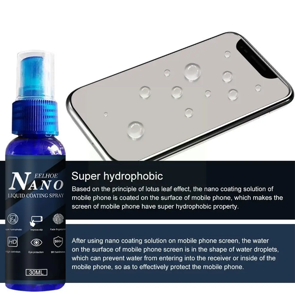 30ml Liquid Screen Protector Film Spray Mobile Scratch Coating Phone Phones Tablet Solution Resistant T5d4
30ml Liquid Screen Protector Film Spray Mobile Scratch Coating Phone Phones Tablet Solution Resistant T5d4