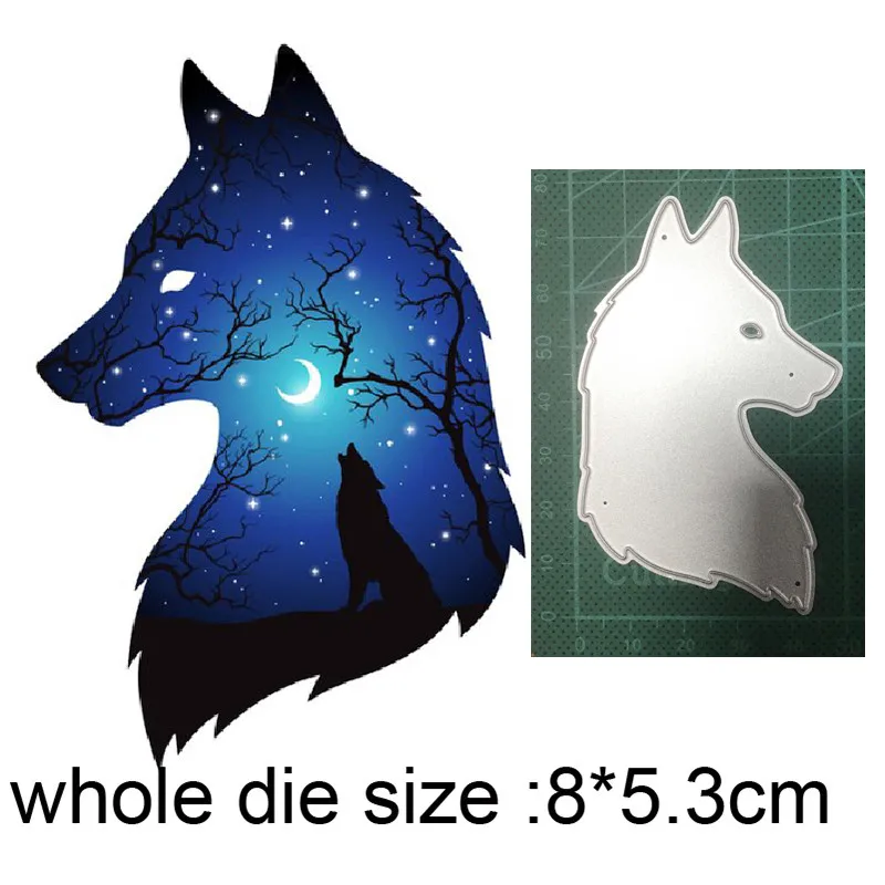Craft Metal cutting dies cut die mold Animal Wolf decoration Scrapbooking dies paper craft knife mould blade punch stencils dies
Craft Metal cutting dies cut die mold Animal Wolf decoration Scrapbooking dies paper craft knife mould blade punch stencils dies