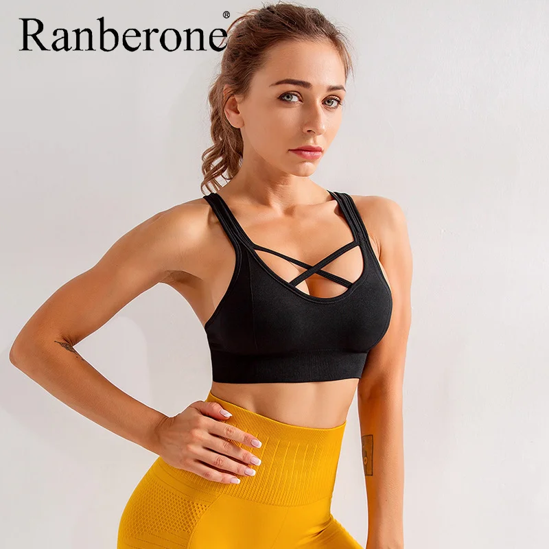 1PC New Women Yoga Sport Bra Women Shockproof Sexy Cross Back Sports Bras Breathable Athletic Fitness Running Gym Vest Tops
1PC New Women Yoga Sport Bra Women Shockproof Sexy Cross Back Sports Bras Breathable Athletic Fitness Running Gym Vest Tops