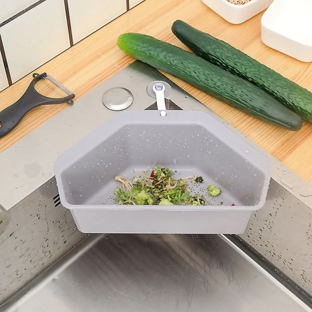 1PC Storage Tool Sink Filter Shelf Kitchen Triangular Sink Vegetable Fruit Drainer Triangular Sink Strainer Drainer Basket
1PC Storage Tool Sink Filter Shelf Kitchen Triangular Sink Vegetable Fruit Drainer Triangular Sink Strainer Drainer Basket