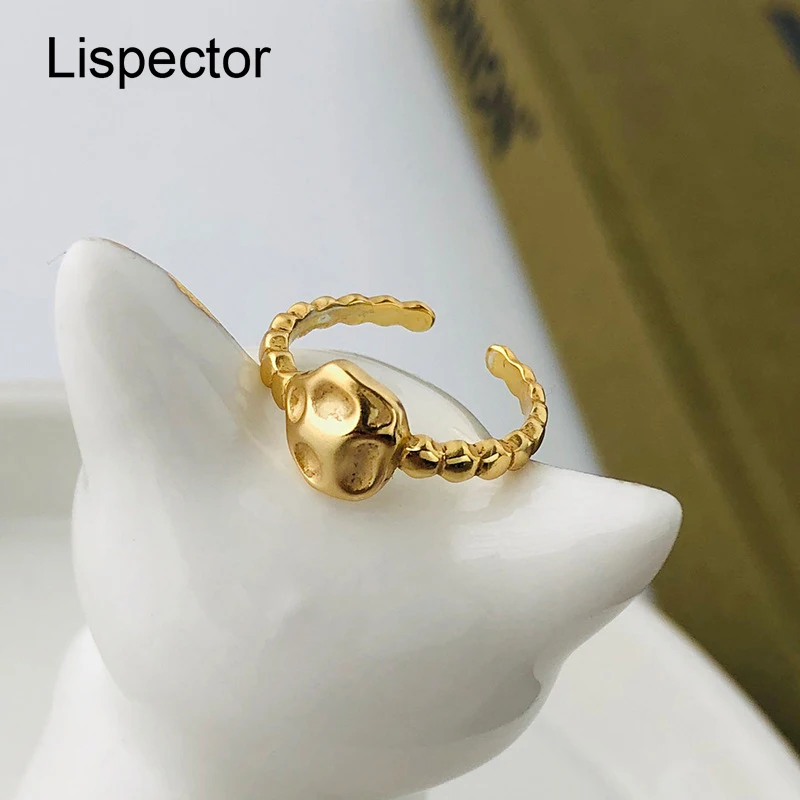 Lispector 925 Sterling Silver Korean Vintage Irregular Concave Dent Rings Retro Party Club Open Ring Unisex Jewelry Couple Gifts
Lispector 925 Sterling Silver Korean Vintage Irregular Concave Dent Rings Retro Party Club Open Ring Unisex Jewelry Couple Gifts