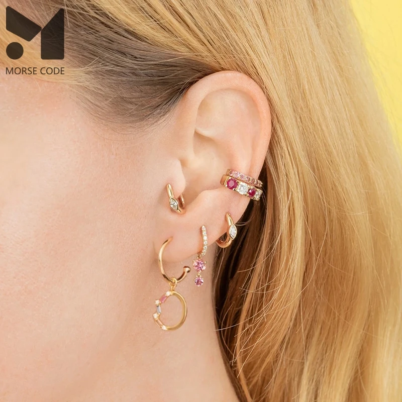 MC2 6 Capital Letter A to Z DIY Piercing Stud Earring Colorful Zircon Asymmetry Pendientes 925 Sterling Silver Women Earrings
MC2 6 Capital Letter A to Z DIY Piercing Stud Earring Colorful Zircon Asymmetry Pendientes 925 Sterling Silver Women Earrings