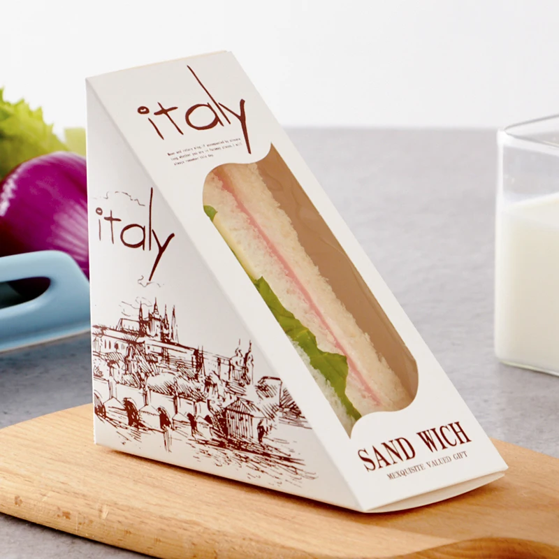 50pcs Creative sandwich box baking decoration food container boxes packaging bread cake dessert gift box party favors paper box
50pcs Creative sandwich box baking decoration food container boxes packaging bread cake dessert gift box party favors paper box