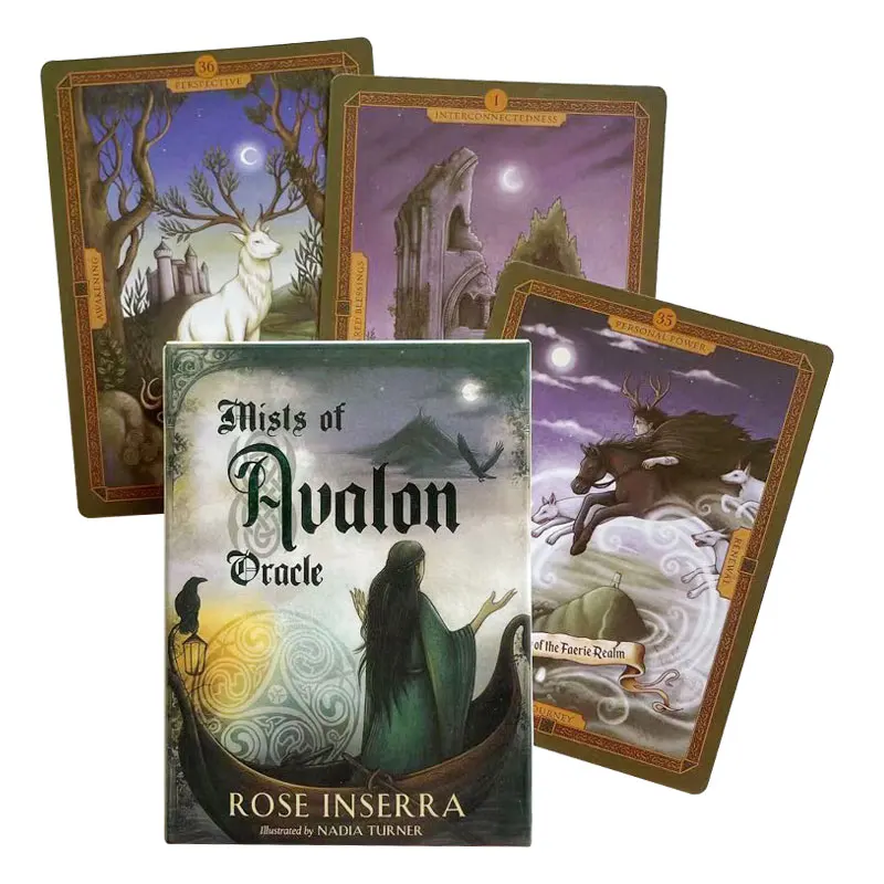 Mists Of Avalon Oracle Rockpool Oracle Card Series To The Legendary Isle Of Avalon Oracle Tarot Card English Game With PDF Guide
Mists Of Avalon Oracle Rockpool Oracle Card Series To The Legendary Isle Of Avalon Oracle Tarot Card English Game With PDF Guide