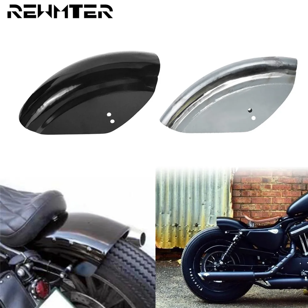 Motorcycle Steel Short Flat Rear Fender Mudguard Mud Guards Cover For Harley Sportster XL 883 1200 48 72 Cafe Racer Bobber 
Motorcycle Steel Short Flat Rear Fender Mudguard Mud Guards Cover For Harley Sportster XL 883 1200 48 72 Cafe Racer Bobber