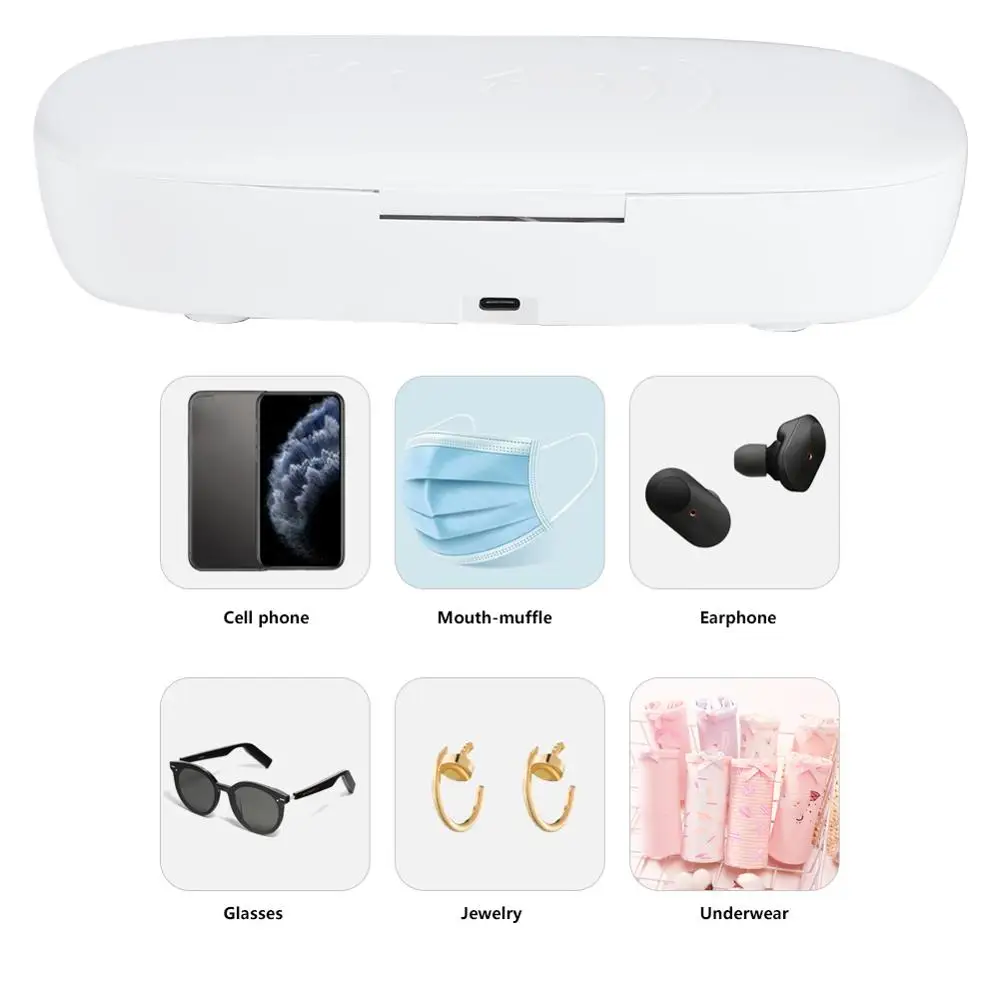 UV Sterilizer Box Multifunction UV box Portable Ultraviolet Case Wireless Charger Mobile Phone UV Cleaning Disinfection Machine
UV Sterilizer Box Multifunction UV box Portable Ultraviolet Case Wireless Charger Mobile Phone UV Cleaning Disinfection Machine