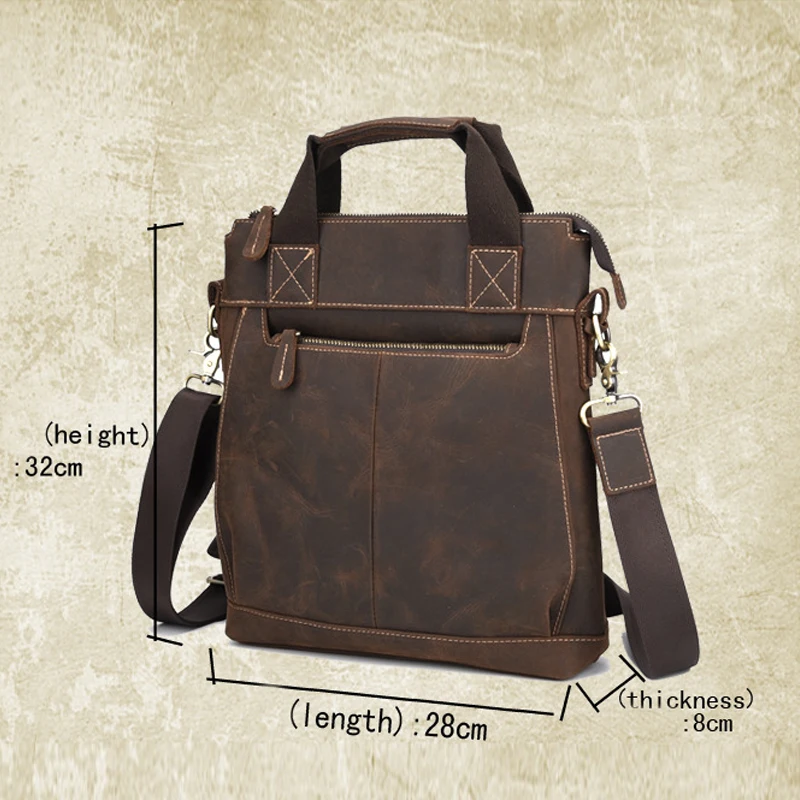 YourSeason Crazy Horse Men Leather Shoulder Business Bags 2021 Retro Mans Cowhide Messenger Leisure Handbag
YourSeason Crazy Horse Men Leather Shoulder Business Bags 2021 Retro Mans Cowhide Messenger Leisure Handbag