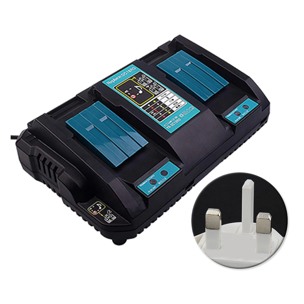 14.4V 18V Power Tool Anti Overheat USB Output Charging Li-ion Battery Charger Rapid Durable Dual Port Accessory Auto For DC18RD
14.4V 18V Power Tool Anti Overheat USB Output Charging Li-ion Battery Charger Rapid Durable Dual Port Accessory Auto For DC18RD