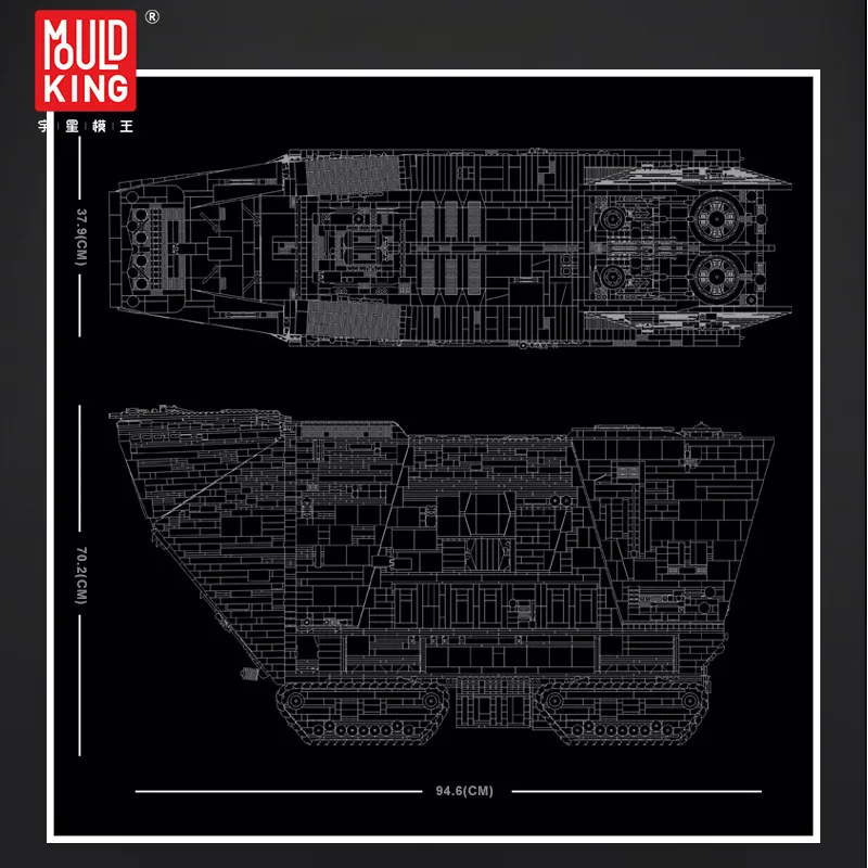 MOULD KING Building Blocks Toys The Cavegod UCS Sandcrawler Model Sets Assemble Bricks Kids Educational DIY Toys Christmas Gifts
MOULD KING Building Blocks Toys The Cavegod UCS Sandcrawler Model Sets Assemble Bricks Kids Educational DIY Toys Christmas Gifts