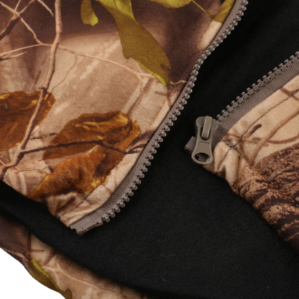 MagiDeal Thermal Soft Fleece Zippered Hunting Camo Vest for Men And Women
MagiDeal Thermal Soft Fleece Zippered Hunting Camo Vest for Men And Women