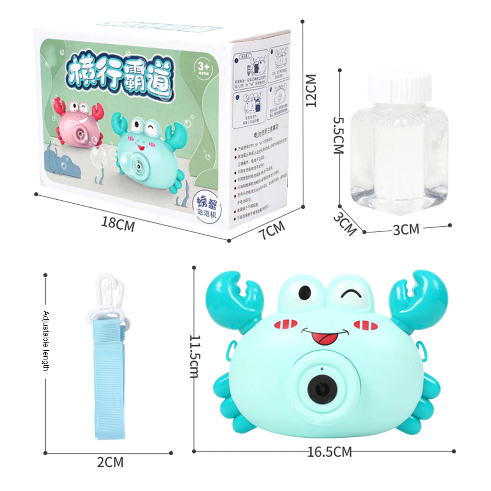 New Crab Bubble Toy Kids Music Play Automatic Bubble Machine Camera Soap Bubble Blower Outdoor Indoor Kids Bath Camera 
New Crab Bubble Toy Kids Music Play Automatic Bubble Machine Camera Soap Bubble Blower Outdoor Indoor Kids Bath Camera
