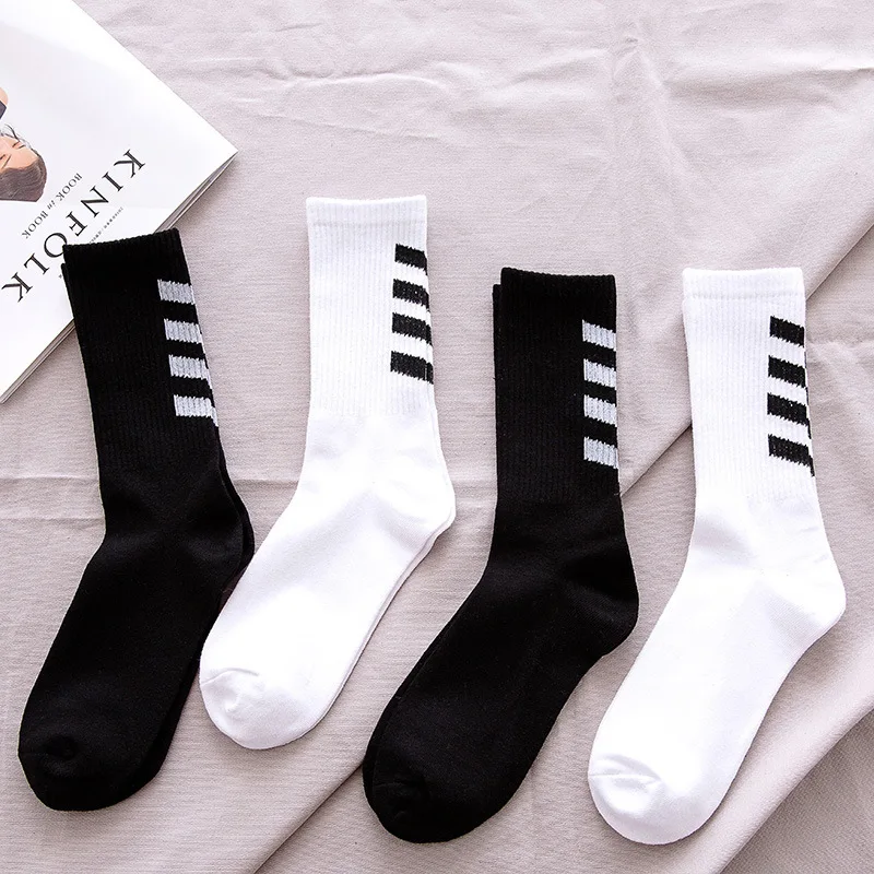1 Pair Brand New Fashion INS Cotton Black White Stripe Crew Men Socks Sports High Skateboard Blaze Street Happy Long Sox on Sale
1 Pair Brand New Fashion INS Cotton Black White Stripe Crew Men Socks Sports High Skateboard Blaze Street Happy Long Sox on Sale