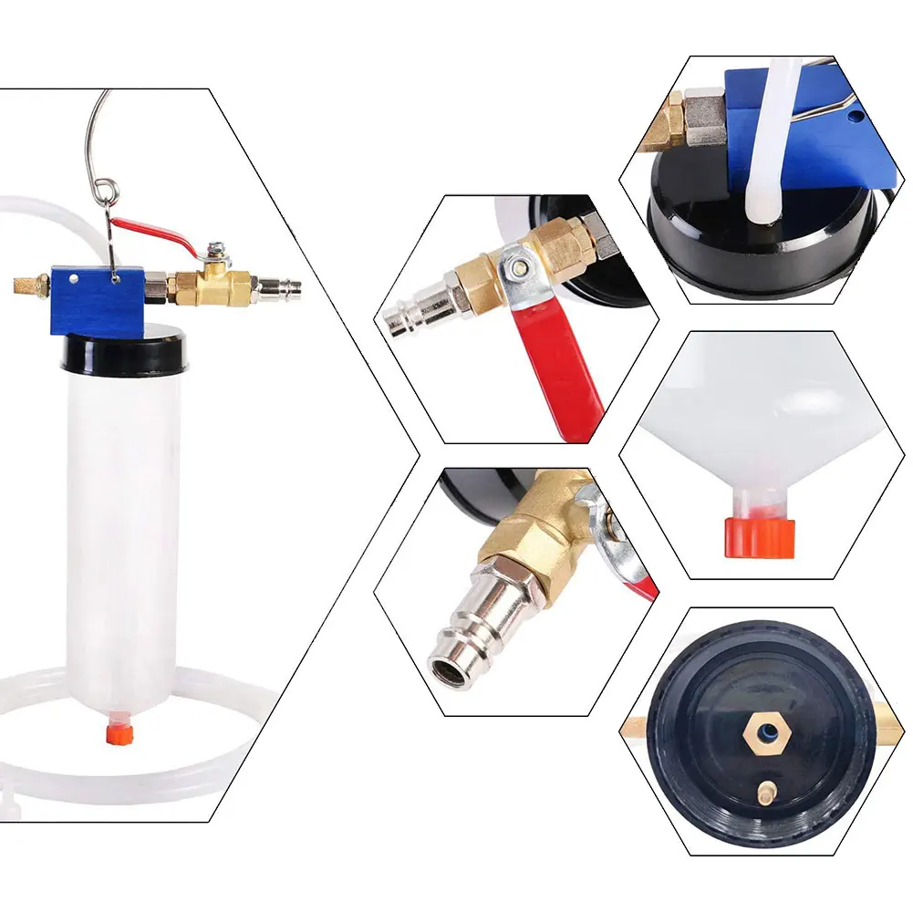 Car Brake Fluid Replacement Oil Change Fluid Drained Bleeder Brake Clutch Oil Power Steering Universal Empty Exchange Drain Kit
Car Brake Fluid Replacement Oil Change Fluid Drained Bleeder Brake Clutch Oil Power Steering Universal Empty Exchange Drain Kit